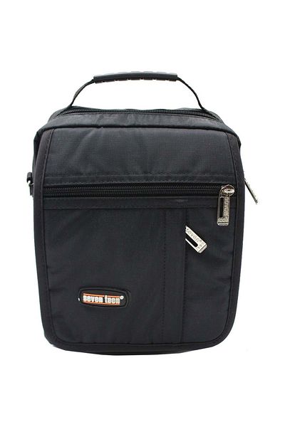 SEVENTEEN 2248 Men's Multi-Compartment Hand and Shoulder Strap Bag - Black - Single Size