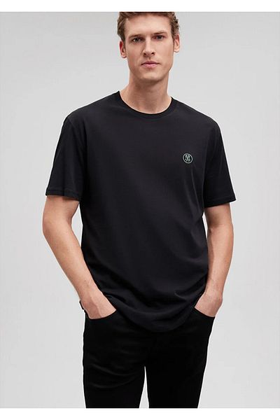 Mavi Men's Black m 067074 -900 Crew Neck T-Shirt
