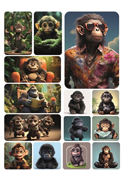 rosie Autocolant Animal Sweet Monkeys 1010 HS