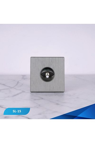 Btm Wooden gray piano TV socket