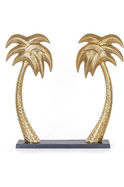 Euro Flora Metal Palmiye Dekor70x15x67 Cm