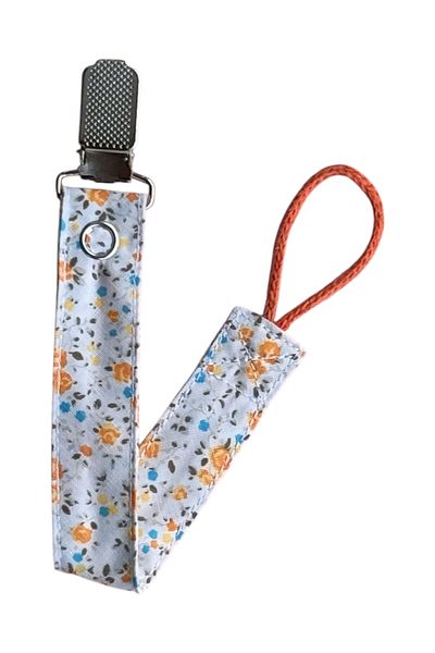 JMB Just My Baby Pacifier Strap - 3 Pieces - Colorful - Flower Figured