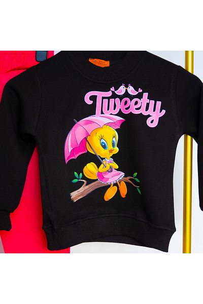 BookOrBook Tweety Bird 3 Thread Raster Premium Quality Kids Tracksuit Set