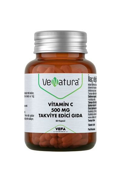 VeNatura Vitamin C 500 Mg Supplementary Gida 60 Capsules