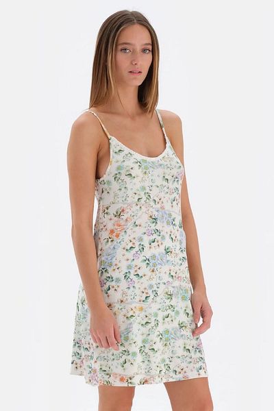 Eros 33574 Women's White Rope Strap Nightgown