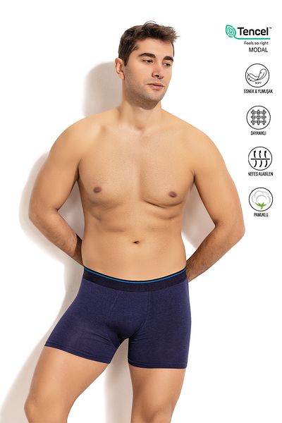 ÖZKAN underwear Özkan 11256 Ανδρικό ύφασμα Premium Modal Βαμβακερό εύκαμπτο μαλακό μποξεράκι