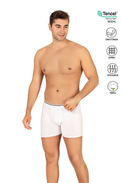 ÖZKAN underwear Özkan 11256 Ανδρικό ύφασμα Premium Modal Βαμβακερό εύκαμπτο μαλακό μποξεράκι