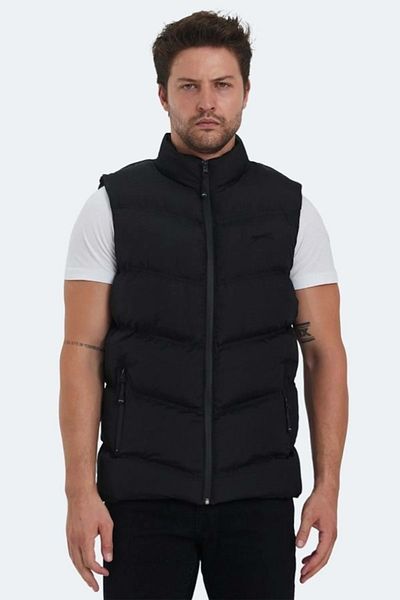 Slazenger St24Ye003 Handle Men's Puffer Vest - - Black