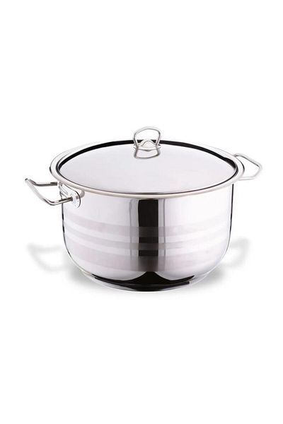 gülsan Mega Deep Stainless Steel Pot 45 cm