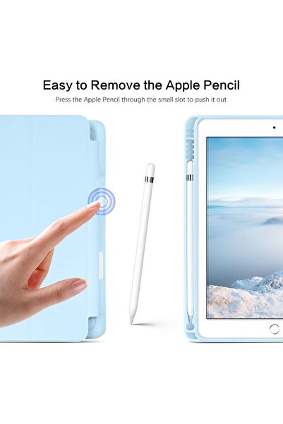 AWH حافظة لجهاز iPad Air مقاس 10.5 بوصة (الجيل الثالث) / iPad Pro مقاس 10.5 بوصة مع حامل قلم وخاصية السكون/التنشيط التلقائي