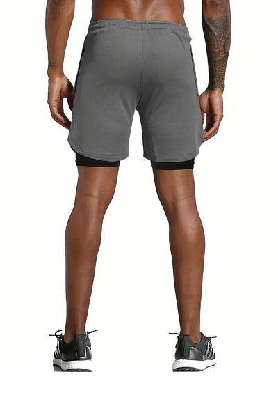 makiteks Μαύρο κολάν Look Multi-Pocket αθλητικό σορτς