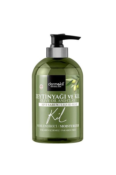 Dermokil Natural Skin Olive Oil and Clay Natural Liquid Soap 500 ml