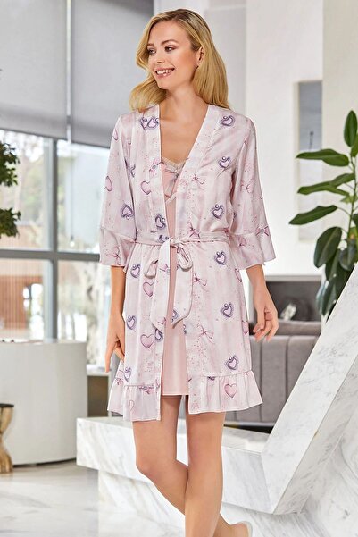 Cossy By Aqua Aqua 23570 Жіночий халат з візерунком