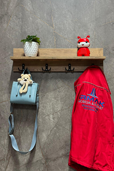 IRMAK DÜNYASI Irmak Mobilya Duvar Askılığı Hol Koridor Mutfak Banyo, Havlu, E...