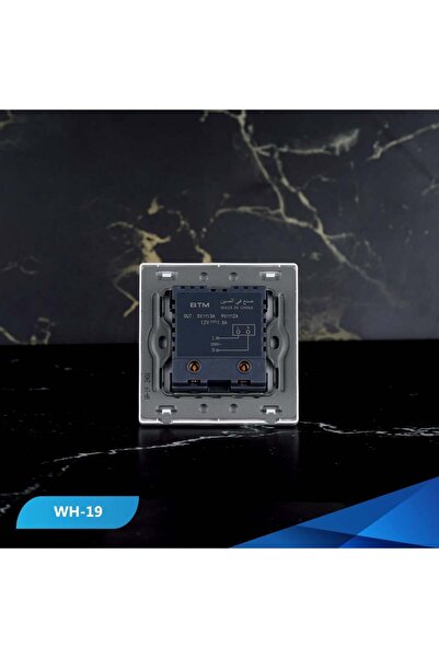 Btm مقبس منفذ USB + TYP-C، بيانو خشبي أبيض