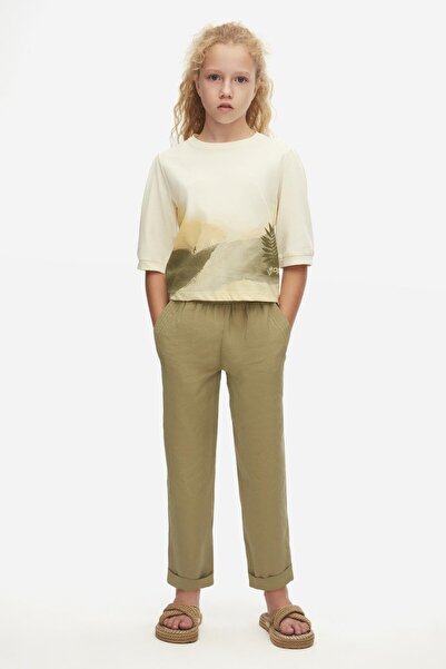 NK Pantaloni kaki Moss pentru fete de 8-14 ani