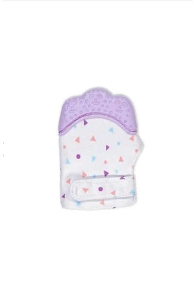 lullabee Natural Silicone Teether for Newborn Baby - Gloves