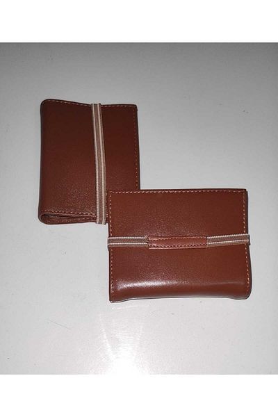 firdevsi hobi genuine luxury leather vertical rubber men's card holder wallet