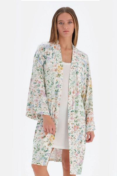 Eros 33576 Women's White Dressing Gown Nightwear Set