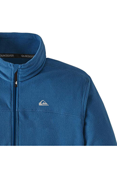 Quiksilver Ανδρικό μπλε φλις εξωτερικού χώρου Pulse Fz Plr Jkt TEQYFT07040-37