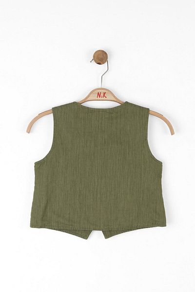 NK 8-14 Years Old Girl's Khaki Cactus Vest