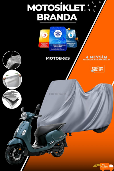 Motobros قماش القنب للدراجات النارية Sym Fiddle (السمك الأعلى) للاستخدام مدى ...