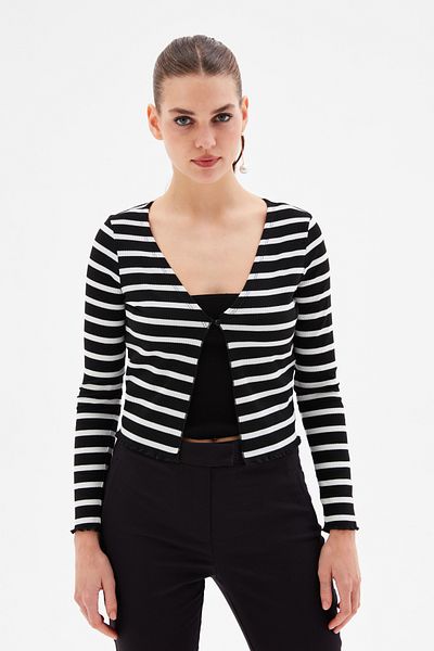 adL Cardigan cu dungi