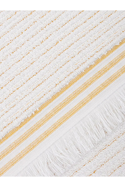 LC Waikiki LCW ECO Білий рушник для ванної кімнати з вишивкою 70x140