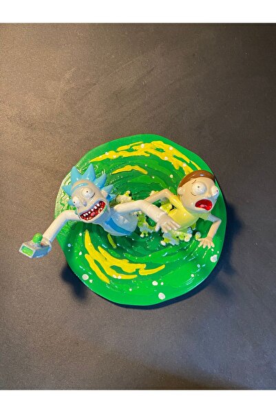 EOCRAFT Rick And Morty, Rick And Morty Portal, Rick And Morty Figür, Duvar Sü...