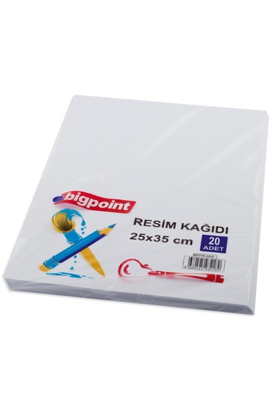 Bigpoint |   Art Paper 25X35 cm 20Pcs – 120 Gr/M² Special Production Drawing Paper