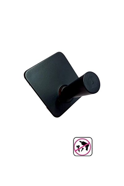 ardini KONİK KENDİNDEN YAPIŞKANLI ASKILIK TEKLİ MAT SİYAH 4 LÜ PAKET