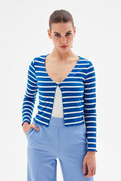 adL Cardigan cu dungi