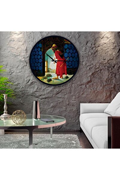 EMYA HOME Ceas de perete din lemn Turtle Trainer 40 Cm