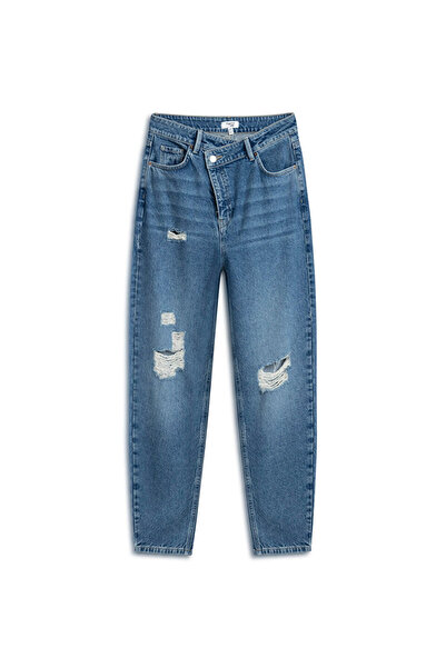 Twist ÇAPRAZ BEL DETAYLI JEAN PANTOLON