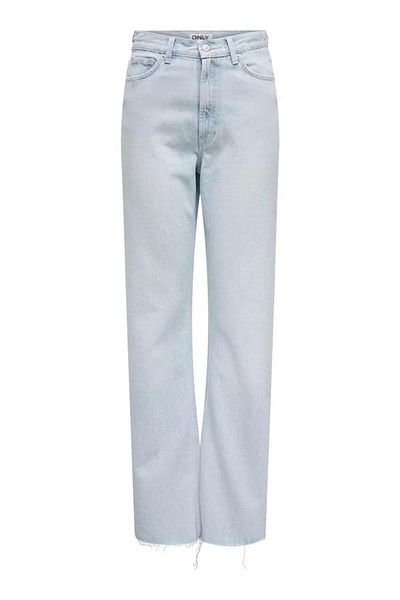 ONLY Straight-Fit jeans ONLRILEY Hohe Taille Gerade geschnitten Jeans