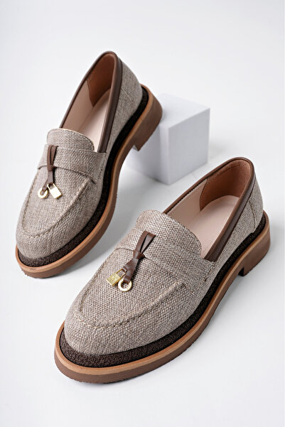 MARSHETTA Dámské ležérní boty Loressa Model Brown Linen