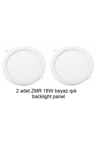 ZMR 2 ADET ZMR 18W beyaz ışık SLIM BACKLIGHT PANEL ARMATÜR