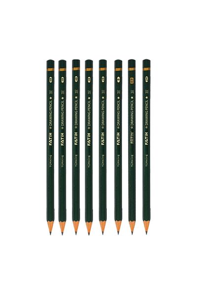 ACUTO Graduated Pencil Set 8 Different Grades Sketching Set Drawing Pencil Set Charcoal Pencil Set