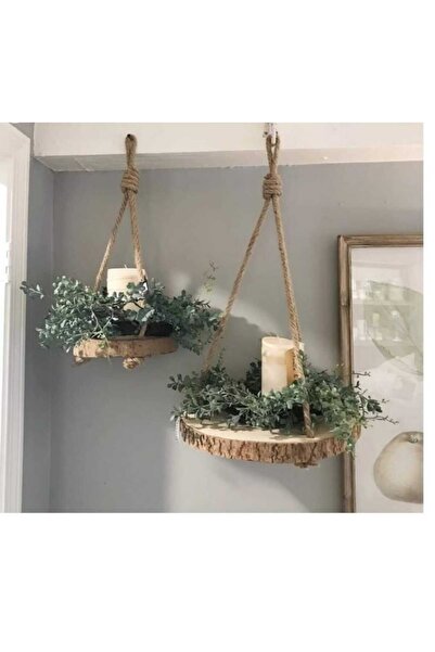 Ezmd Modern Ahşap Çiçeklik Standı