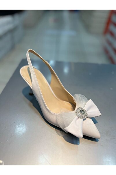 Hacıoğlu Ayakkabı Vollex Жіночі елегантні туфлі на підборах з бантиком