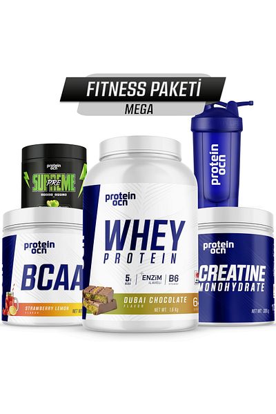 Proteinocean Mega Fitness Pack - Dubai Chocolate, Strawberry Lemon