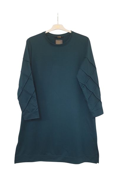 GGMM Super Two Yarn Sleeves Snap Pattern Plus Size Tunic