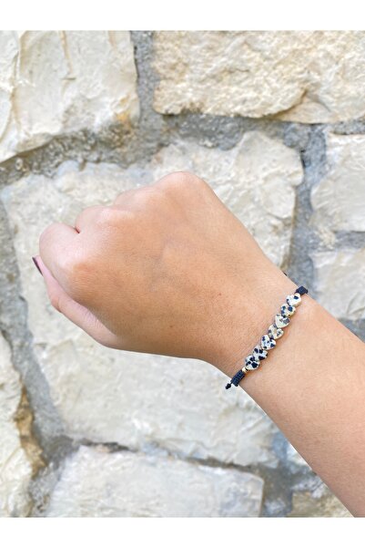 TAKI BY EKİN Kalp doğal taş çakra bilekliği