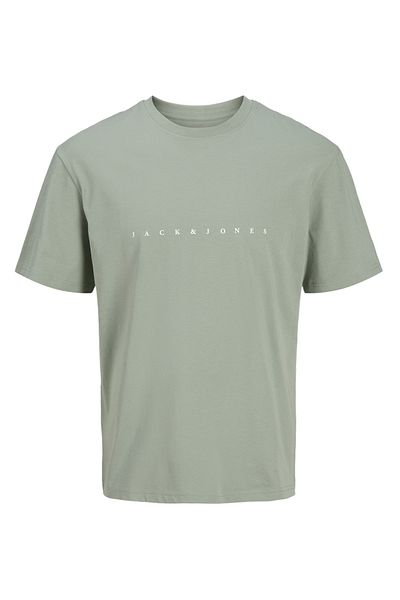 Jack & Jones Herren-T-Shirt mit Brust-Logo-Aufdruck – Star