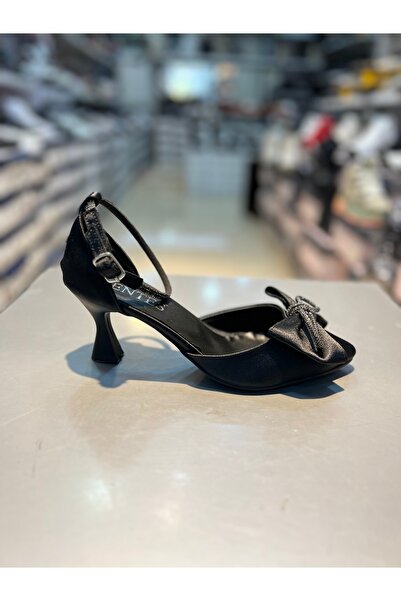 Hacıoğlu Ayakkabı Pantofi cu toc elegant pentru femei cu toc scurt Shah Belt