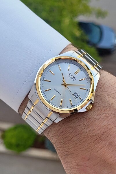 Casio Gold Gümüş Renk Erkek Kol Saati