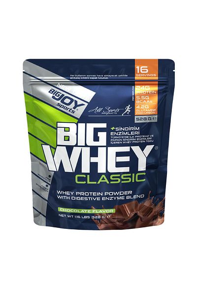 Bigjoy Sports Bigjoy Big Whey Classic Protein Powder - Chocolate - 528g