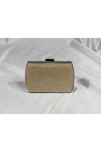 Store Sparkling Crocodile Patterned Glitter Evening Dress Bag