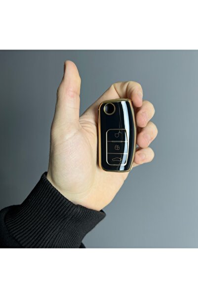 LUXE AKSESUAR Θήκη σιλικόνης με 3 κουμπιά για Ford Focus Mondeo Fiesta Kuga, ...