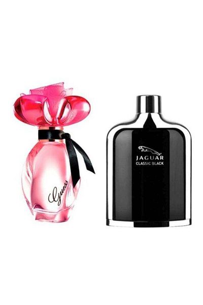 Jaguar 2-Piece EDT Gift Set Guess Girl EDT 100Ml, Jaguar Classic Black EDT 100ml